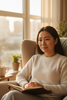 Why We Cry When Expressing Feelings | Shawni McDonald Woman calmly expressing emotion with tears, representing emotional regulation, vulnerability, nervous system safety, and confident communication. 
