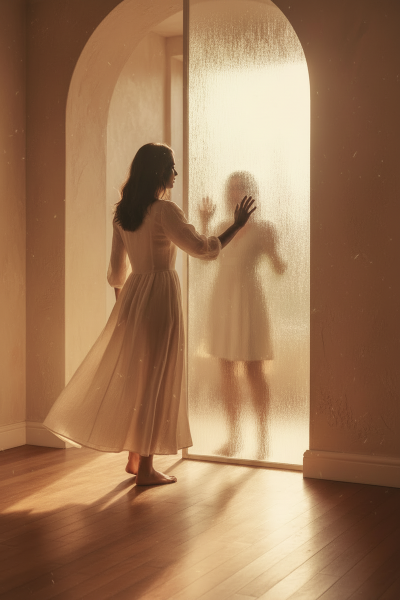 Symbolic image of emotional unavailability in relationships and choosing emotionally healthy connection.