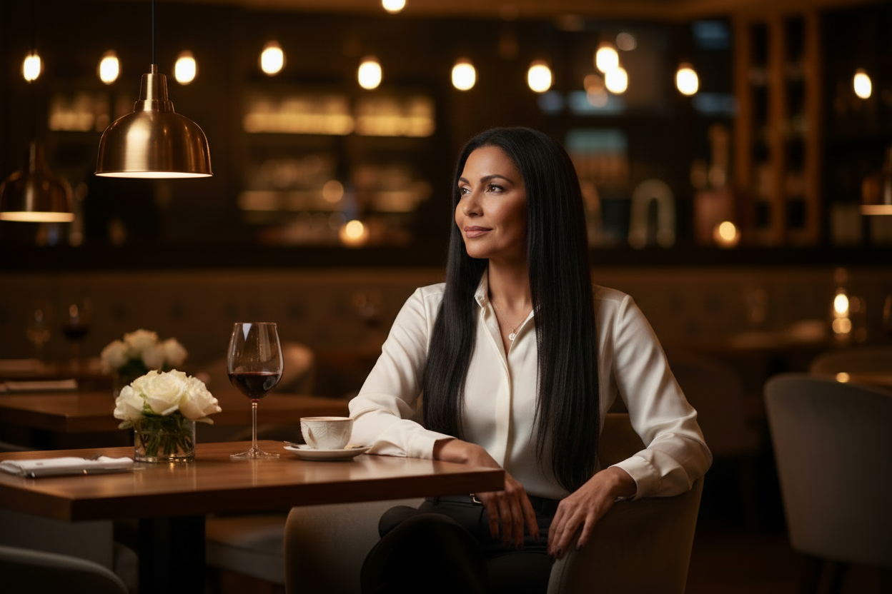 How Do I Know If I'm Ready to Date After Divorce? | Shawni McDonald | Confident woman considering dating after divorce, representing emotional readiness, healthy boundaries, self-trust, and intentional dating.