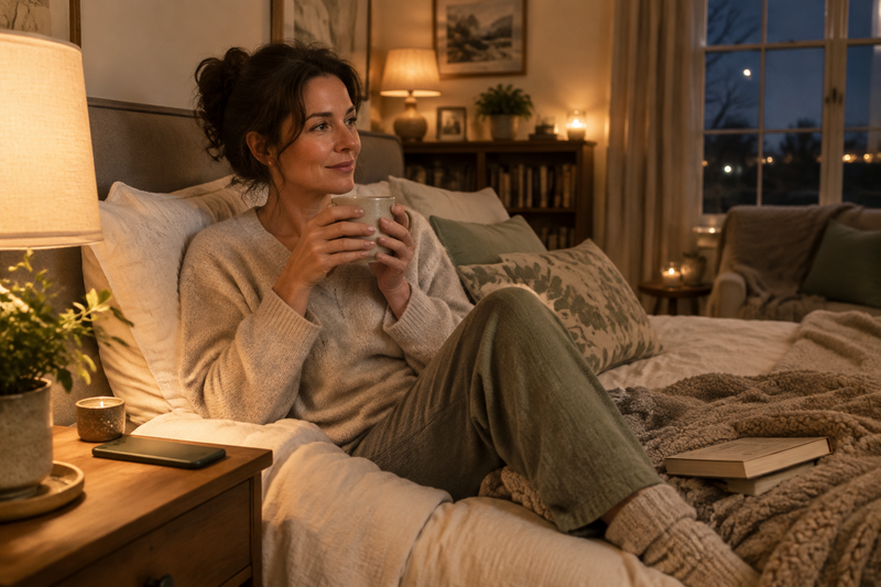 Loneliness at Night After Divorce | Shawni McDonald | Woman coping with loneliness at night after divorce while rebuilding emotional safety, peaceful routines, and self-trust.