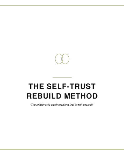 The Self-Trust Rebuild Method
By: Shawni McDonald
A step-by-step self-trust workbook helping women overcome self-doubt, make confident decisions, strengthen intuition, and rebuild confidence after emotional abuse.
