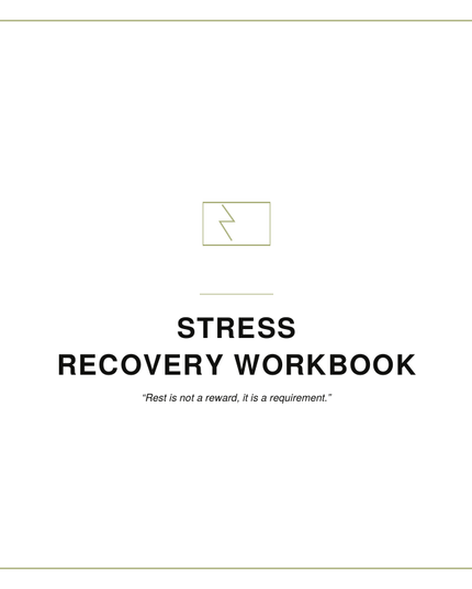 Stress Recovery Workbook
By: Shawni McDonald
A guided stress recovery workbook helping women reduce overwhelm, improve resilience, regulate emotions, and restore emotional balance through practical daily exercises.