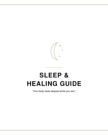 Sleep & Healing Guide
By: Shawni McDonald
A wellness guide with practical sleep habits, relaxation techniques, and emotional healing strategies designed to improve rest, reduce stress, and support recovery.