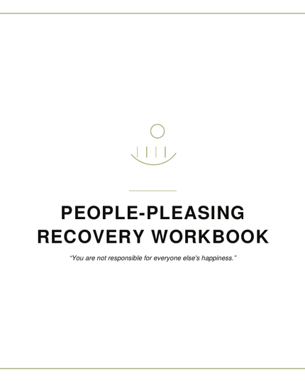 People-Pleasing Recovery Workbook
By: Shawni McDonald
A guided workbook helping women overcome people-pleasing, build healthy boundaries, strengthen self-worth, and confidently prioritize their own emotional well-being.
