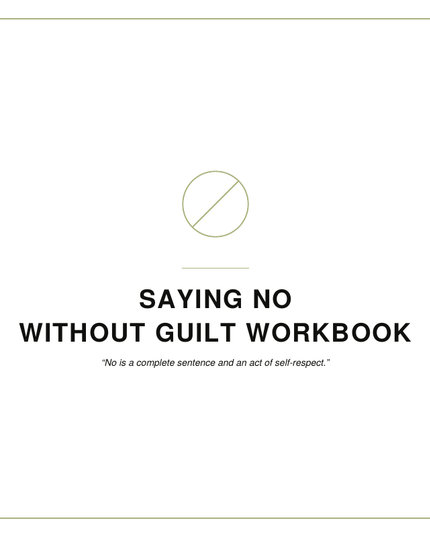Saying No Without Guilt Workbook
By: Shawni McDonald
A confidence-building workbook teaching women how to say no respectfully, overcome guilt, establish healthy boundaries, and protect their peace.