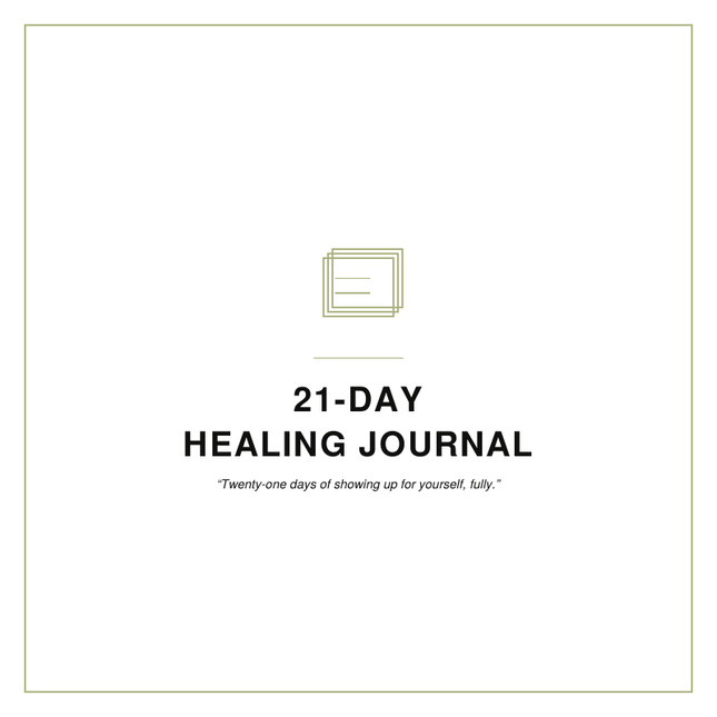 21-Day Healing Journal
By: Shawni McDonald
A guided 21-day healing journal with daily prompts, self-reflection exercises, emotional wellness practices, and mindset tools for personal growth and recovery.