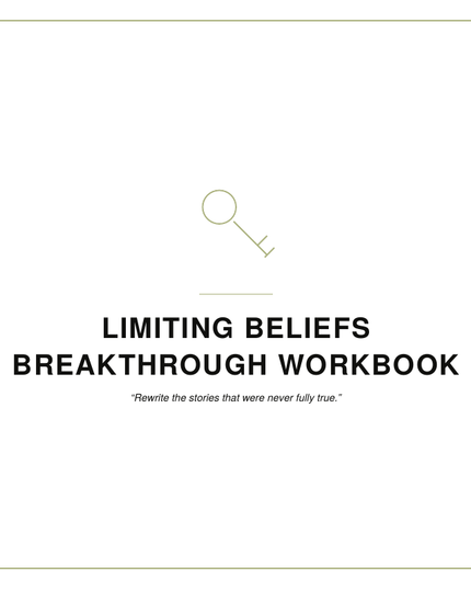 Limiting Beliefs Breakthrough Workbook
By: Shawni McDonald
A guided workbook designed to identify, challenge, and replace limiting beliefs