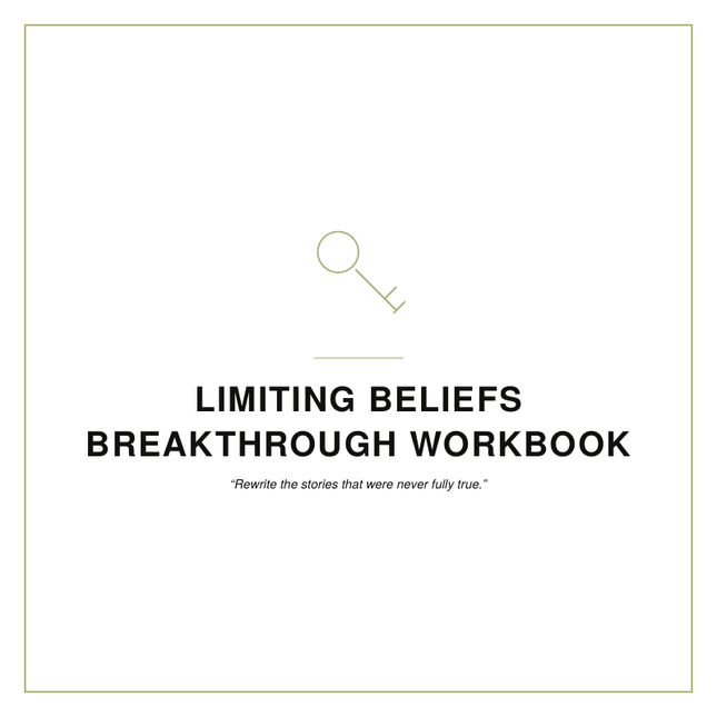 Limiting Beliefs Breakthrough Workbook
By: Shawni McDonald
A guided workbook designed to identify, challenge, and replace limiting beliefs
