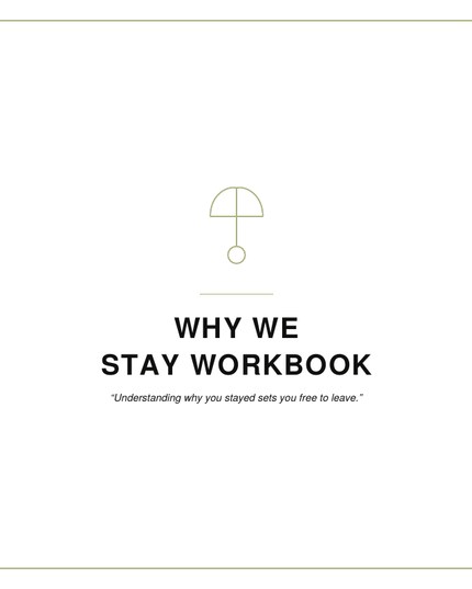 Why We Stay Workbook
By: Shawni McDonald
A self-discovery workbook exploring why women stay in unhealthy relationships, understand trauma bonds, overcome emotional attachment, and rebuild confidence after emotional abuse.