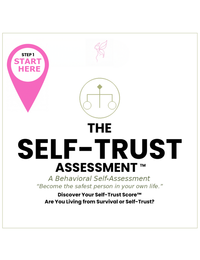 The Self-Trust Assessment™ by Shawni McDonald, a CBT-informed assessment helping women discover their Self-Trust Score™, understand survival patterns, rebuild emotional safety, and strengthen self-trust after self-abandonment.
