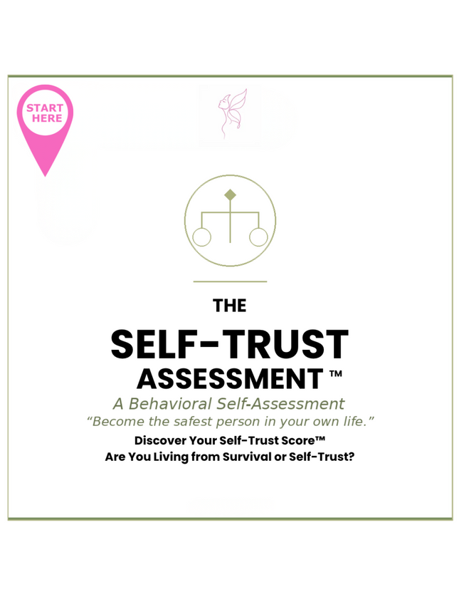 The Self-Trust Assessment™ by Shawni McDonald, a CBT-informed assessment helping women discover their Self-Trust Score™, understand survival patterns, rebuild emotional safety, and strengthen self-trust after self-abandonment.