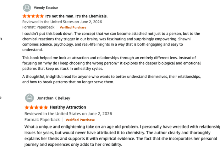 Amazing book reviews for Author Shawni McDonald