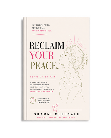 Reclaim Your Peace by Shawni McDonald, emotional healing and boundary-setting guide for self-worth, people pleasing recovery, confidence, and inner peace.