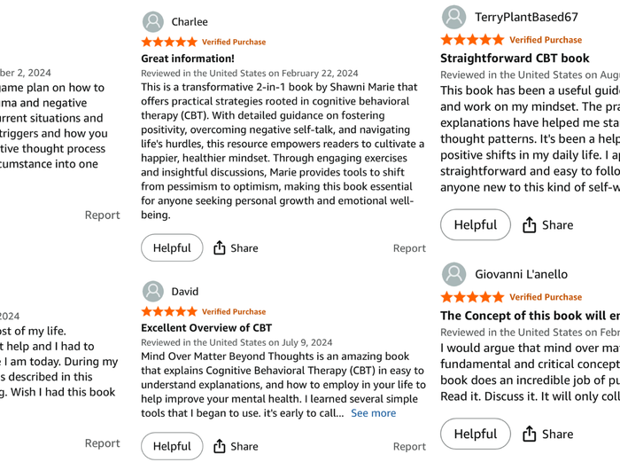 Five star reviews Shawni McDonald