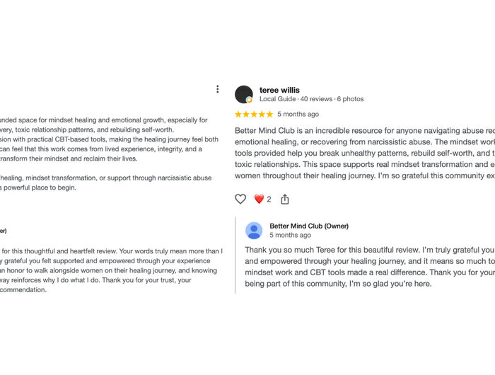 Google Reviews for Shawni McDonald