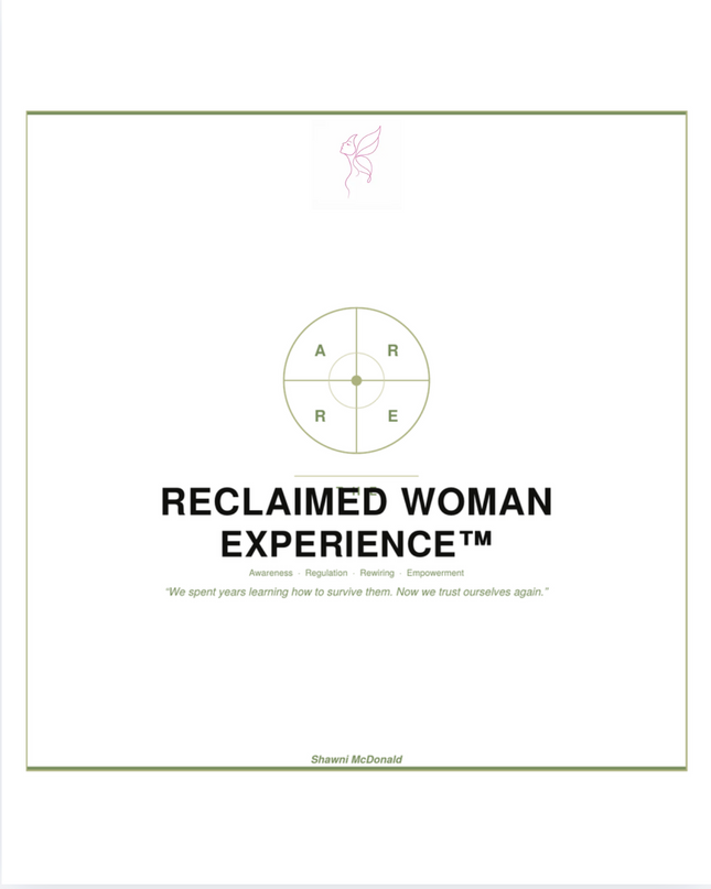 A transformational CBT-informed framework to help women move from emotional survival into self-trust, nervous system stability, confident boundaries, and empowered self-leadership by Shawni McDonald