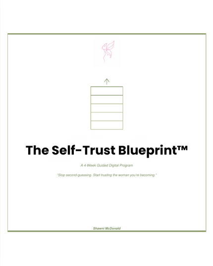 Rebuild self-trust after emotional abuse, manipulation, and people pleasing with a 4-week psychology-informed program for women who second-guess themselves. 4-week guided digital program to stop second-guessing, reconnect with your instincts, and start trusting the woman you are becoming  one decision, one boundary, one kept promise at a time. Shawni McDonald