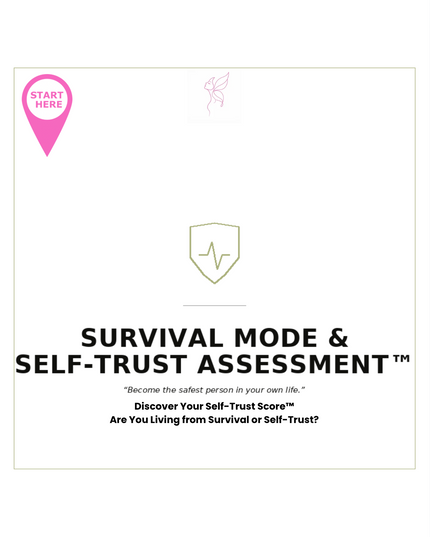 The Survival Mode & Self-Trust Assessment™ by Shawni McDonald, a CBT-informed assessment helping women discover survival patterns, measure self-trust, strengthen emotional safety, and rebuild confidence after toxic relationships, chronic stress, or self-abandonment.