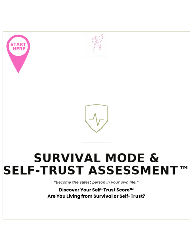 The Survival Mode & Self-Trust Assessment™ by Shawni McDonald, a CBT-informed assessment helping women discover survival patterns, measure self-trust, strengthen emotional safety, and rebuild confidence after toxic relationships, chronic stress, or self-abandonment.